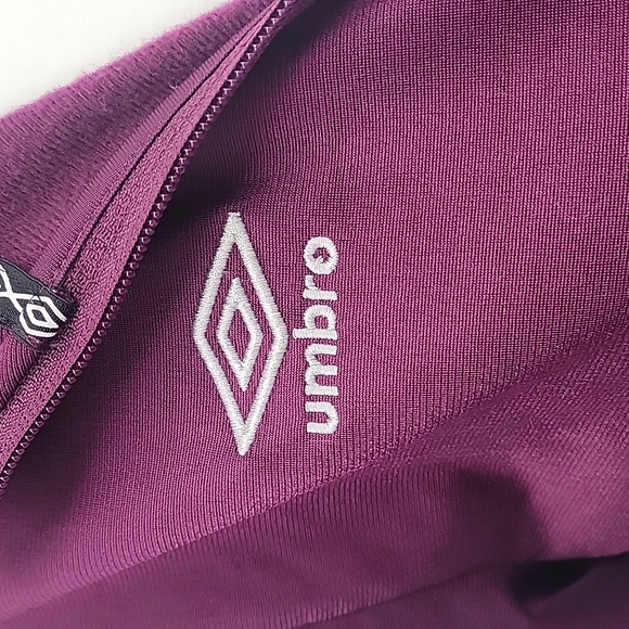 Umbro Maroon Track Jacket, Size Small - Picture 10 of 10